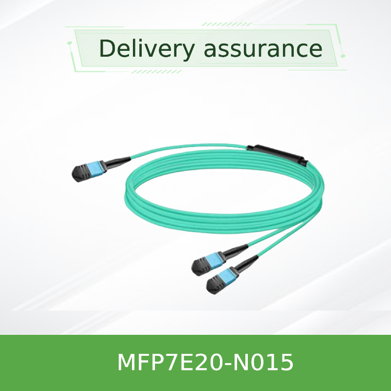 NVIDIA MFP7E20-N015 1:2 Splitter Cable | 800G to 2x400G MPO-12/APC OM4, 15m