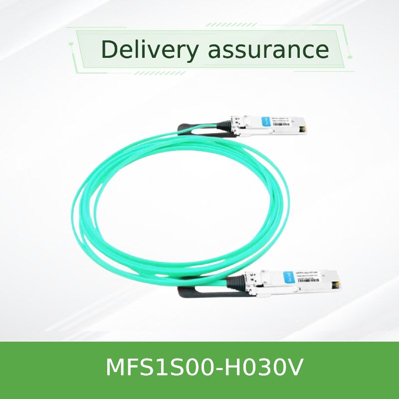 NVIDIA Mellanox MFS1S00-H030V – 200Gb/s QSFP56 MMF Active Optical Cable LSZH 30 Meters