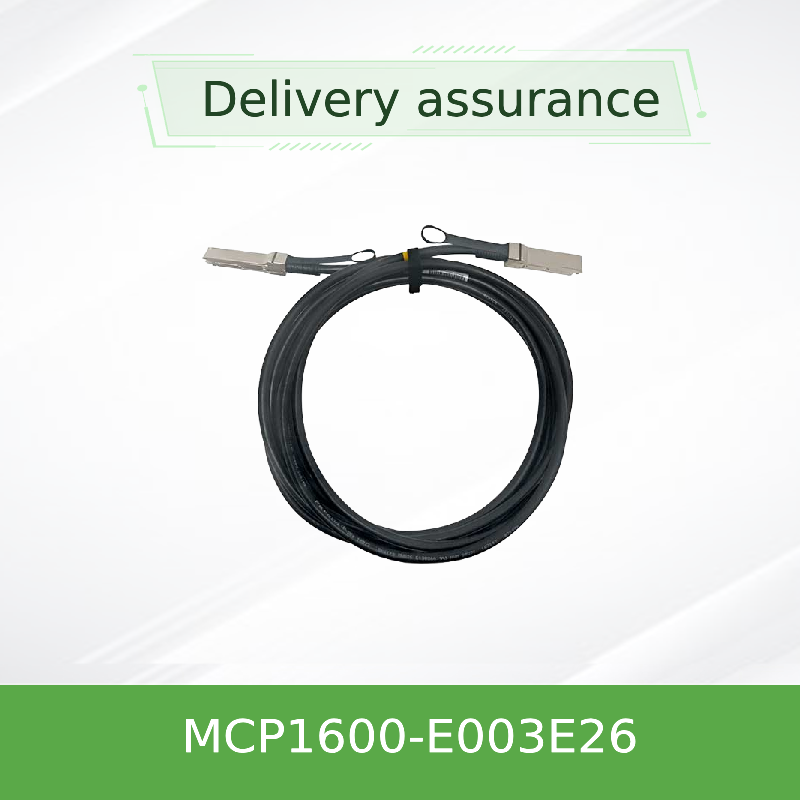 Kabel InfiniBand EDR 100 Gb/s MCP1600-E003E26 QSFP28 Miedziany DAC dla półki górnej