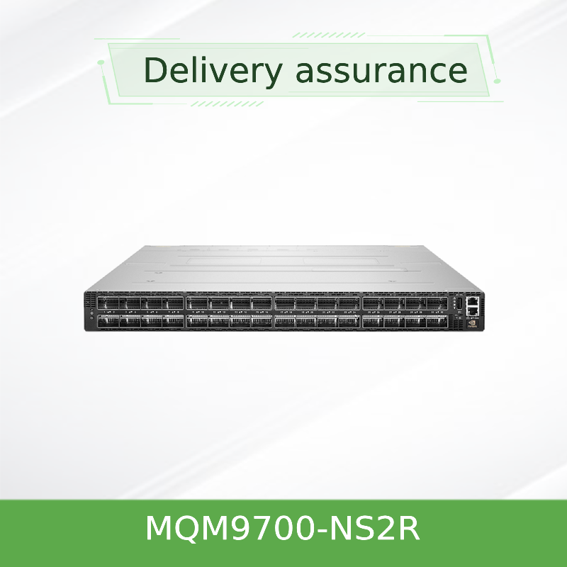 Przełącznik NVIDIA Quantum-2 MQM9700-NS2R 400Gb/s InfiniBand – 64-portowy NDR, przepływ powietrza C2P, zarządzanie na płycie