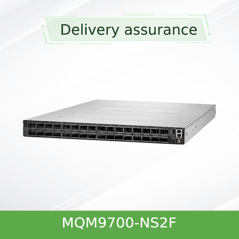 Przełącznik InfiniBand NVIDIA Quantum-2 MQM9700-NS2F 400Gb/s – 64-portowy NDR, przepływ powietrza P2C, wbudowane zarządzanie