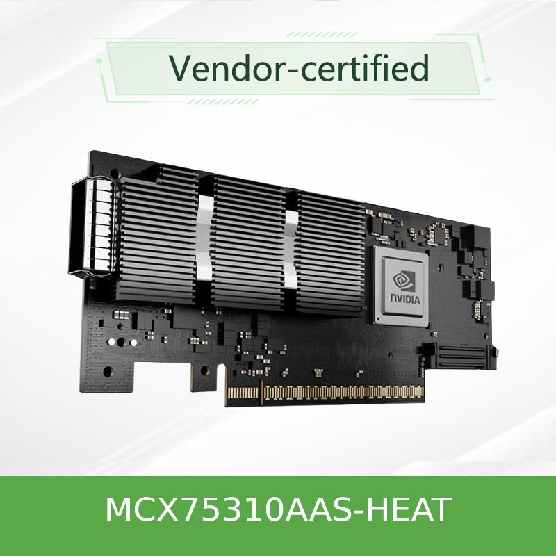 NVIDIA MCX75310AAS-HEAT ConnectX-7 200Gb/s InfiniBand Adapter PCIe 5.0 x16 OSFP
