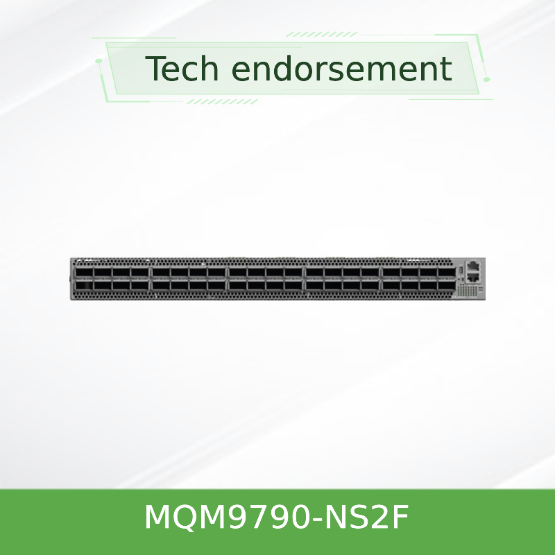 NVIDIA Quantum-2 MQM9790-NS2F NDR Switch | 64x 400Gb/s, P2C Airflow, Externally Managed